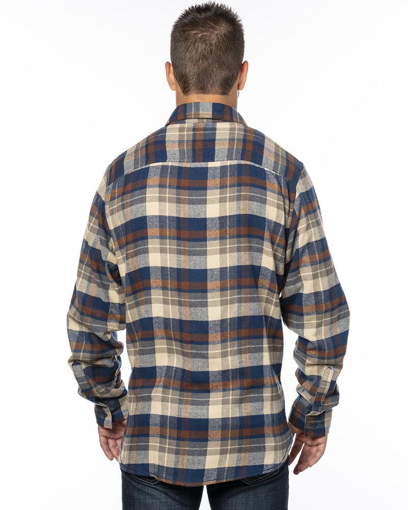 Burnside B8210 - Yarn-Dyed Long Sleeve Flannel Shirt