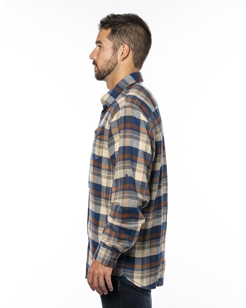 Burnside B8210 - Yarn-Dyed Long Sleeve Flannel Shirt