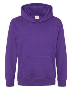 Just Hoods By AWDis JHY001 - Youth 80/20 Midweight College Hooded Sweatshirt Purple