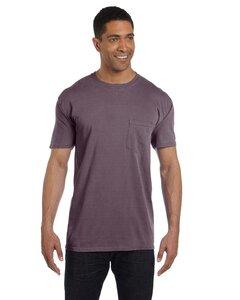 Comfort Colors 6030 - Garment Dyed Short Sleeve Shirt with a Pocket Wine