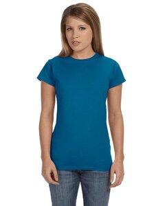 Gildan G640L - Softstyle® Ladies 4.5 oz. Junior Fit T-Shirt Antque Sapphire