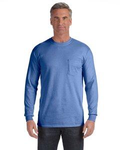 Comfort Colors 4410 - Long Sleeve Pocket T-Shirt Flo Blue