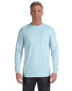 Comfort Colors 4410 - Long Sleeve Pocket T-Shirt Chambray