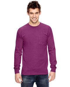 Comfort Colors 4410 - Long Sleeve Pocket T-Shirt Boysenberry
