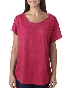 Next Level Apparel 6760 - Ladies Triblend Dolman T-Shirt Vintage Sh Pink