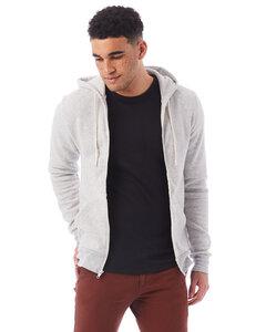 Alternative AA9590 - Men's Rocky Zip Hoodie Eco Light Grey