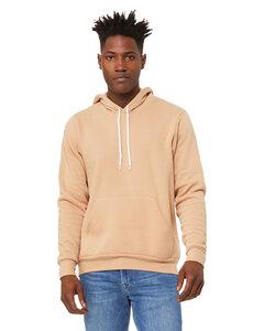 Bella+Canvas 3719 - Poly-Cotton Fleece Pullover Hoodie Hthr Sand Dune