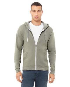 Bella+Canvas 3739 - Unisex Full-Zip Hooded Sweatshirt