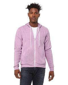 Bella+Canvas 3739 - Unisex Full-Zip Hooded Sweatshirt Lilac