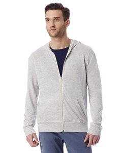 Alternative AA1970 - Men's Eco Long-Sleeve Zip Hoodie Eco Light Grey