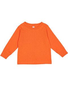 Rabbit Skins 3311 - Toddler 5.5 oz. Jersey Long-Sleeve T-Shirt Orange