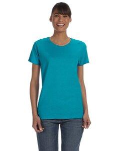 Gildan G500L - Heavy Cotton Ladies Missy Fit T-Shirt Tropical Blue