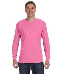 Jerzees 29L - 5.6 oz., 50/50 Heavyweight Blend™ Long-Sleeve T-Shirt  Neon Pink