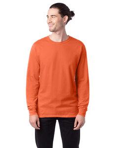 Hanes 5286 - ComfortSoft® Heavyweight Long Sleeve T-Shirt Texas Orange