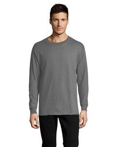 Hanes 5286 - ComfortSoft® Heavyweight Long Sleeve T-Shirt Smoke Gray