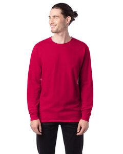 Hanes 5286 - ComfortSoft® Heavyweight Long Sleeve T-Shirt Athletic Crimson