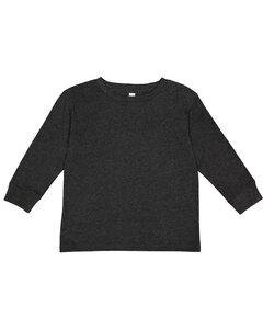 Rabbit Skins 3302 - Fine Jersey Toddler Long Sleeve T-Shirt Vintage Smoke
