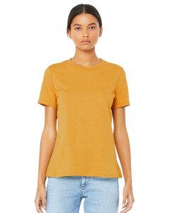 Bella+Canvas B6400 - Missy's Relaxed Jersey Short-Sleeve T-Shirt Mustard