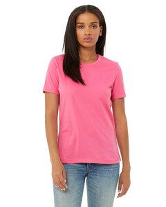 Bella+Canvas B6400 - Missy's Relaxed Jersey Short-Sleeve T-Shirt Charity Pink