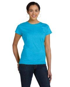 LAT 3516 - Ladies' Fine Jersey T-Shirt Turquoise