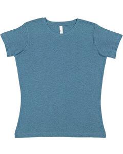 LAT 3516 - Ladies' Fine Jersey T-Shirt Bermuda Blackout