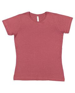 LAT 3516 - Ladies' Fine Jersey T-Shirt Rouge