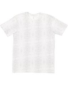 LAT 6901 - Fine Jersey T-Shirt White Reptile