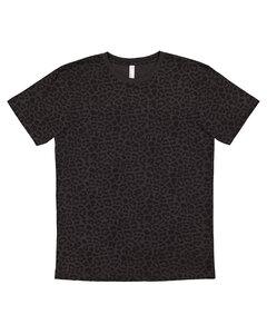 LAT 6901 - Fine Jersey T-Shirt Black Leopard