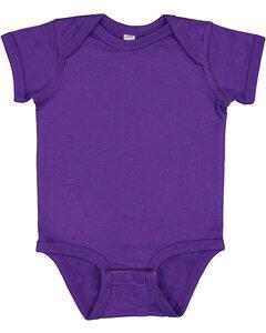 Rabbit Skins 4424 - Fine Jersey Infant Lap Shoulder Creeper  Pro Purple