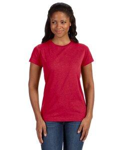LAT 3516 - Ladies' Fine Jersey T-Shirt Vintage Red