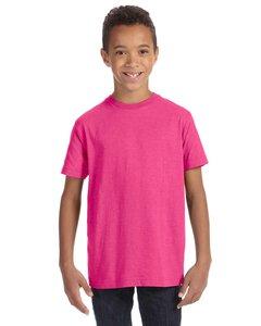 LAT 6101 - Youth Fine Jersey T-Shirt Vintage Hot Pink