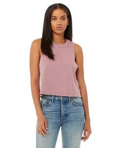 BELLA+CANVAS B6682 - Women's Racerback Cropped Top Heather Orchid