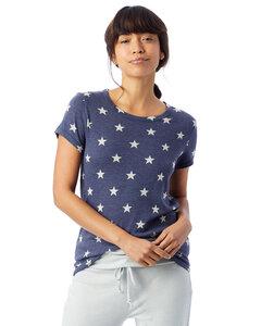 Alternative Apparel 01940E1 - Ladies Ideal T-Shirt Stars/ Eco Ivory