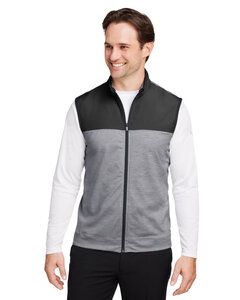 Puma Golf 537465 - Men's Cloudspun Colorblock Vest Pma Blk/Qt Sh H