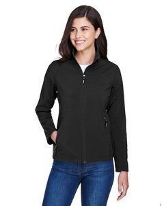 CORE365 78184 - Ladies Cruise Two-Layer Fleece Bonded Soft Shell Jacket Black