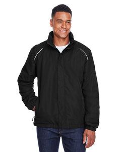 CORE365 88224T - Men's Tall Profile Fleece-Lined All-Season Jacket Black