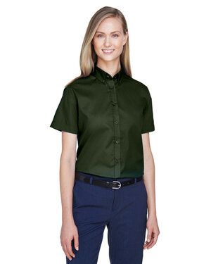 CORE365 78194 - Ladies Optimum Short-Sleeve Twill Shirt