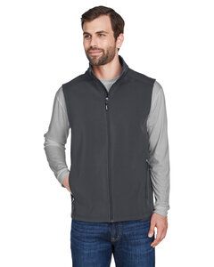 CORE365 CE701 - Men's Cruise Two-Layer Fleece Bonded Soft Shell Vest Carbon