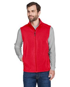 CORE365 CE701 - Men's Cruise Two-Layer Fleece Bonded Soft Shell Vest Classic Red