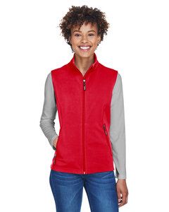 CORE365 CE701W - Ladies Cruise Two-Layer Fleece Bonded Soft Shell Vest Classic Red