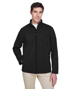 CORE365 88184T - Men's Tall Cruise Two-Layer Fleece Bonded Soft Shell Jacket Black