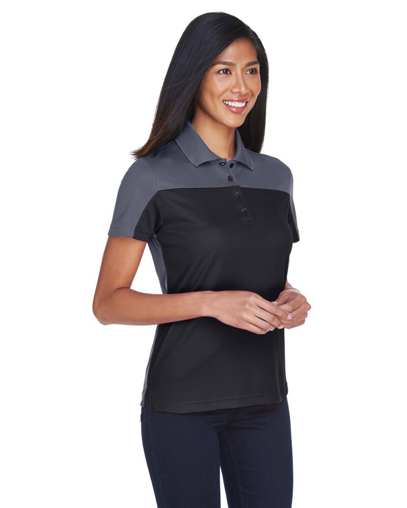 CORE365 CE101W - Ladies Balance Colorblock Performance Piqué Polo