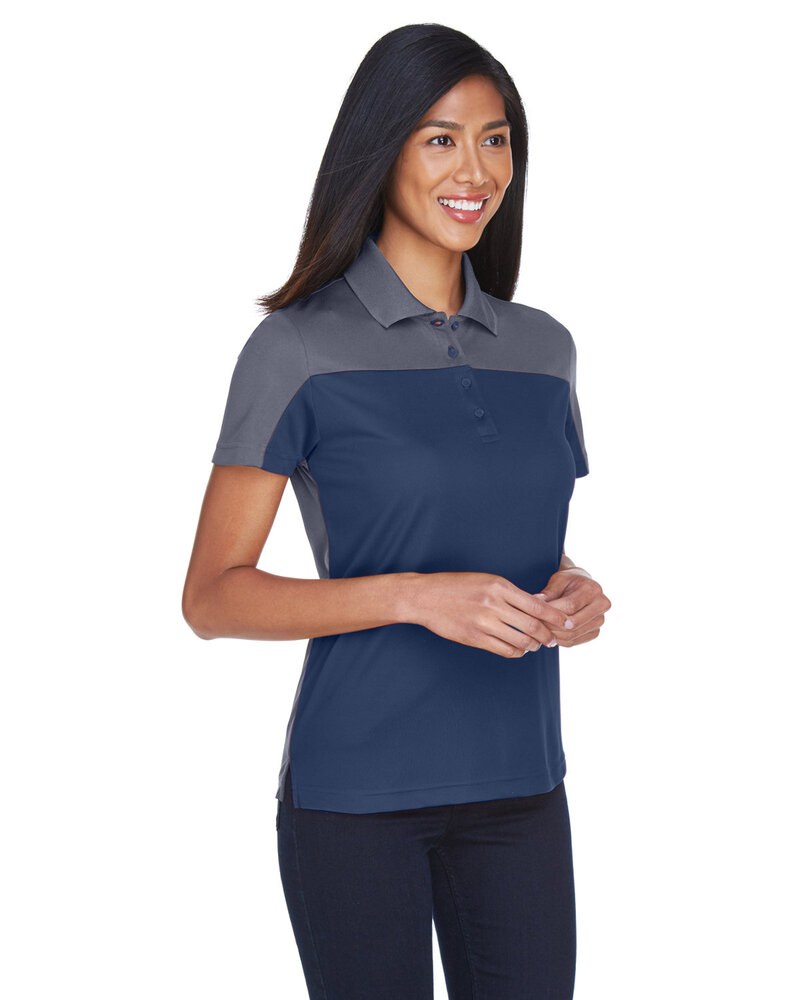 CORE365 CE101W - Ladies Balance Colorblock Performance Piqué Polo