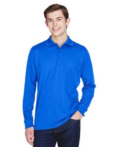 CORE365 88192P - Adult Pinnacle Performance Long-Sleeve Piqué Polo with Pocket True Royal