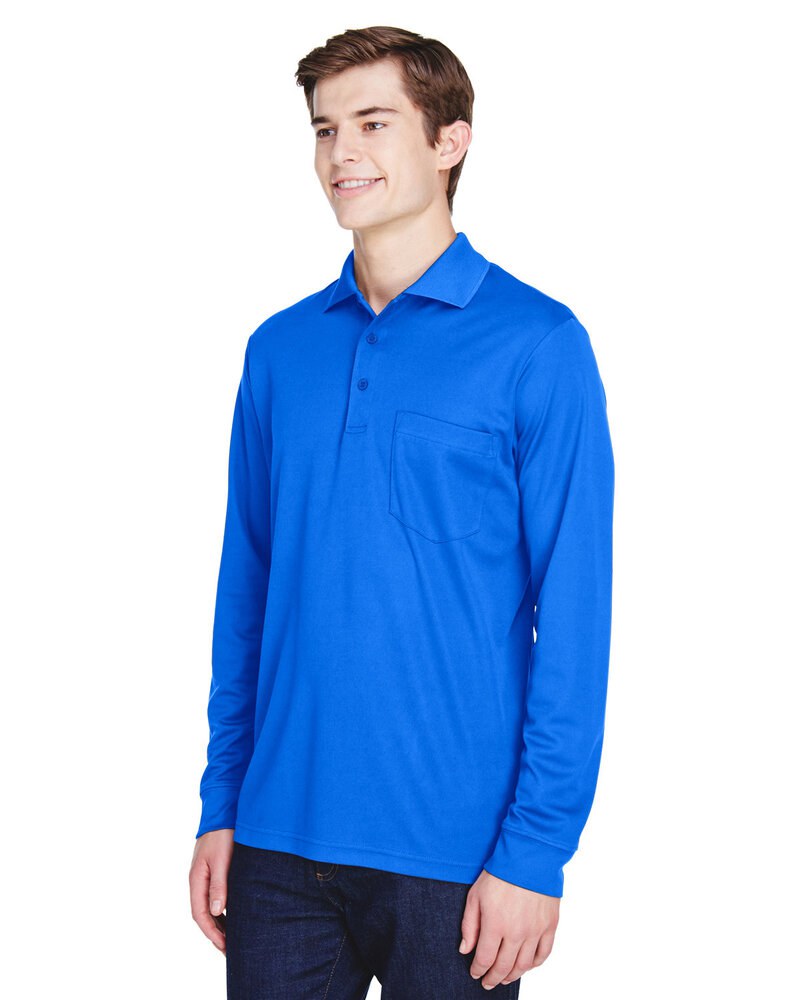 CORE365 88192P - Adult Pinnacle Performance Long-Sleeve Piqué Polo with Pocket