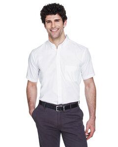 CORE365 88194 - Men's Optimum Short-Sleeve Twill Shirt White