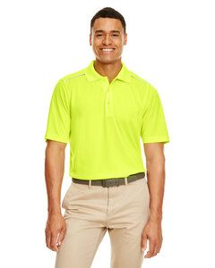 CORE365 88181R - Men's Radiant Performance Piqué Polo with Reflective Piping Safety Yellow