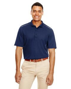 CORE365 88181R - Men's Radiant Performance Piqué Polo with Reflective Piping Classic Navy