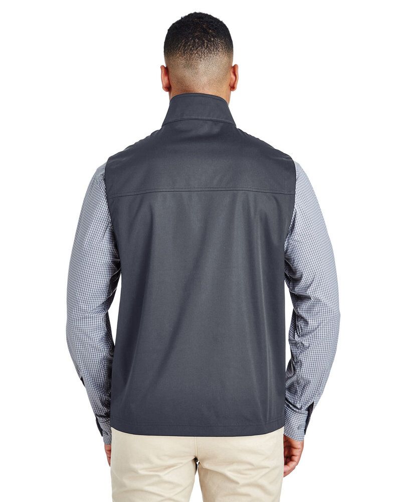 CORE365 CE709 - Men's Techno Lite Three-Layer Knit Tech-Shell Quarter-Zip Vest