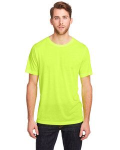 CORE365 CE111T - Adult Tall Fusion ChromaSoft Performance T-Shirt Safety Yellow